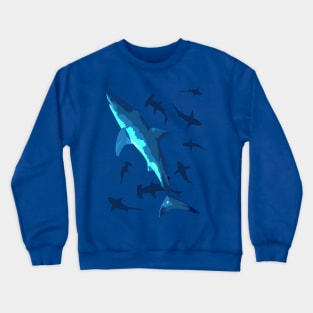 Sharks in the Ocean Crewneck Sweatshirt